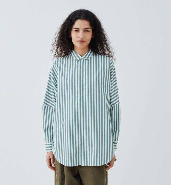 GALERIE VIE「 スムースポプリン レギュラーワイドシャツ」|シャツ・ブラウス|