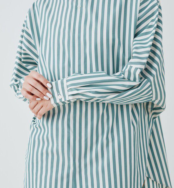 GALERIE VIE「 スムースポプリン レギュラーワイドシャツ」|シャツ・ブラウス|