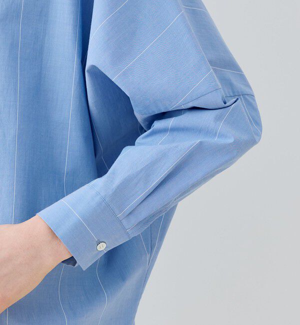 GALERIE VIE「コットンタイプライター レギュラーワイドシャツ」|シャツ・ブラウス|