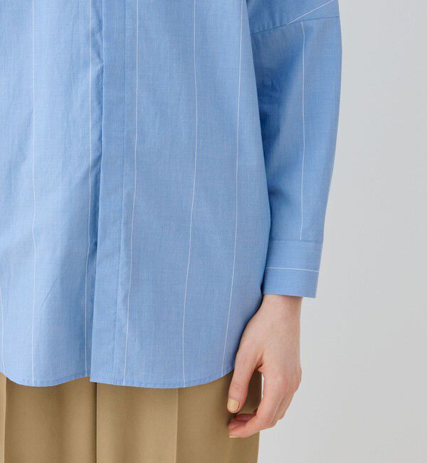 GALERIE VIE「コットンタイプライター レギュラーワイドシャツ」|シャツ・ブラウス|