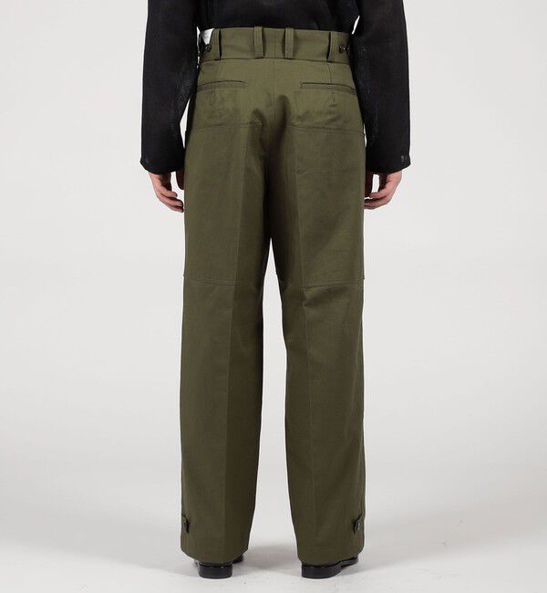 TOMORROWLAND BUYING WEAR「TANGENT 70`s Dutch Army コットン ワイドパンツ」|カーゴ|