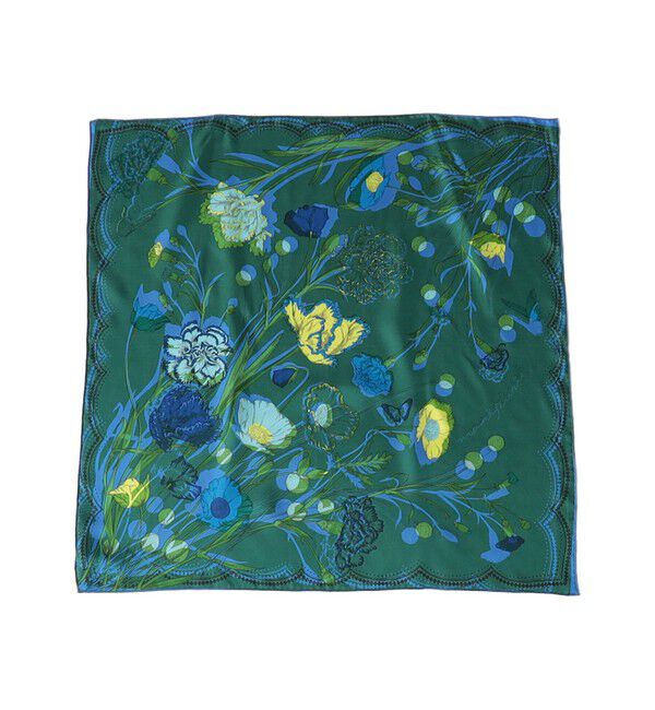 TOMORROWLAND GOODS「manipuri COLLAGE シルクスカーフ」|バンダナ・スカーフ|