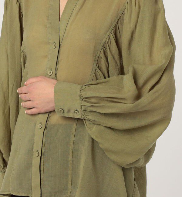 TOMORROWLAND GOODS「Devotion TWINS  ELPIS  ボリュームスリーブシャツ」|シャツ・ブラウス|