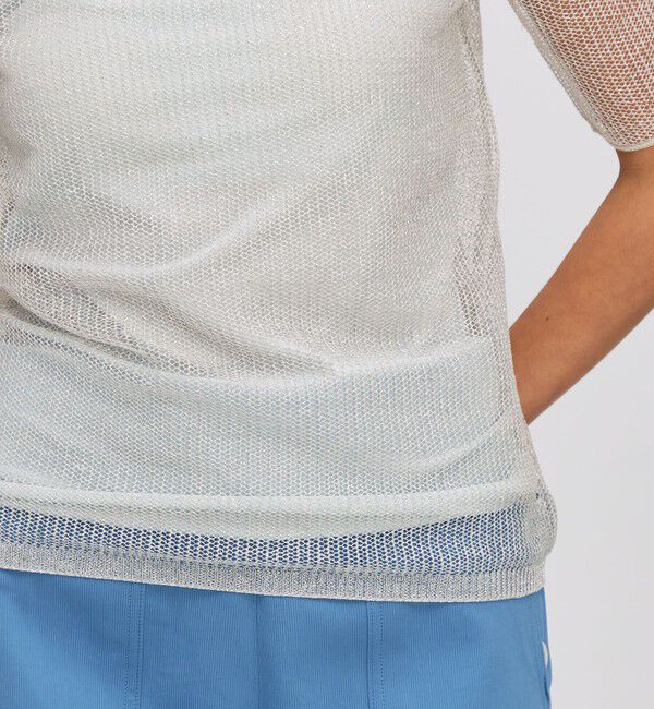 BACCA「オーロラフィルム リネンカットソー」|ニット・セーター|