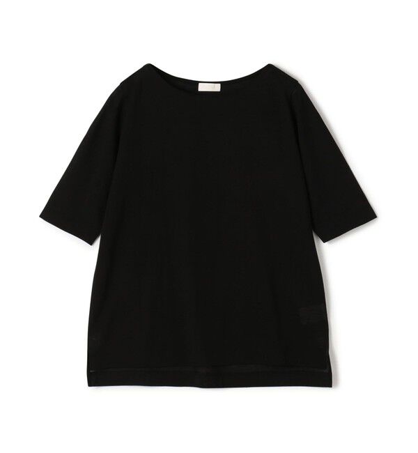 Ballsey「シアーコンパクトジャージー ボートネックプルオーバー」|Tシャツ・カットソー|19 ブラック