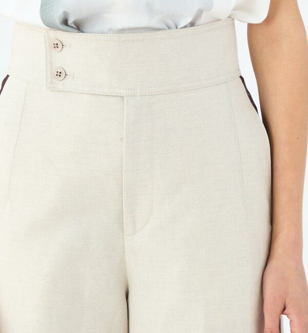 MACPHEE「タイニーヘリンボーン ハイウエストパンツ」|その他|