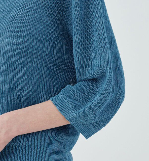 GALERIE VIE「リネンハーフカーディガン Vネックカーディガン」|カーディガン|