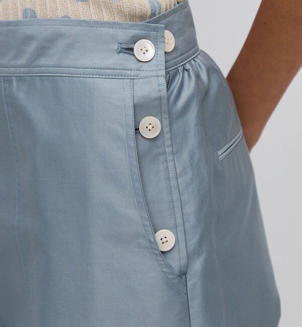 BACCA「コットンバックサテン セーラーパンツ」|チノ|