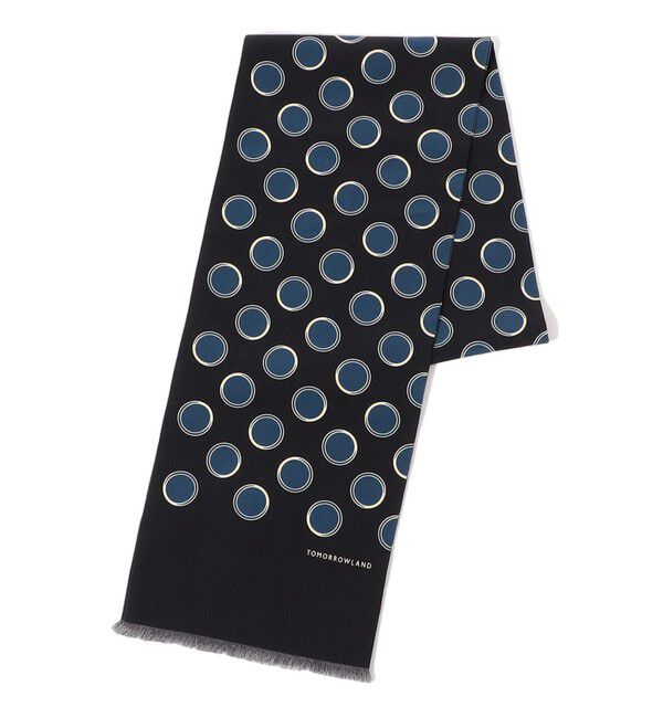 TOMORROWLAND GOODS「TOMORROWLAND MADE IN ITALY シルク ストール」|ストール|66 ブルー系