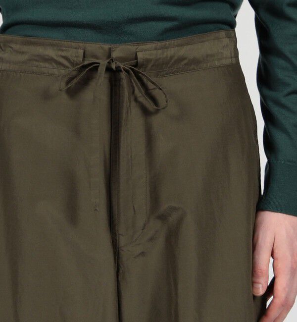 TOMORROWLAND MENS「コットンシルク バレルイージーパンツ」|その他|