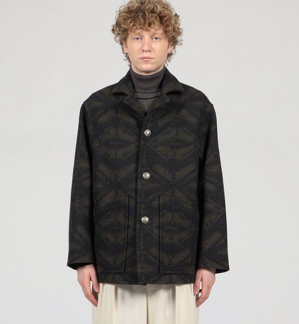 TOMORROWLAND MENS「【別注】PENDLETON ウールブランケット ジャケット」|ブルゾン・スタジャン|