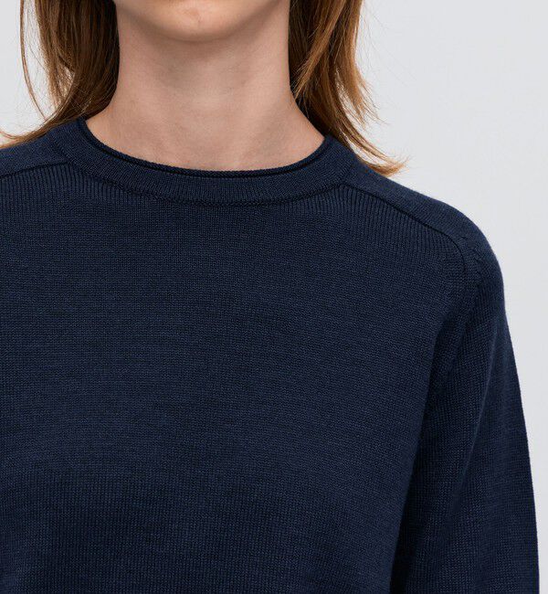 BACCA「【一部WEB限定】エクストラファインメリノウール クルーネックプルオーバー」|ニット・セーター|