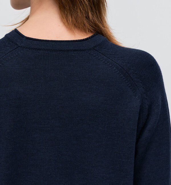 BACCA「【一部WEB限定】エクストラファインメリノウール クルーネックプルオーバー」|ニット・セーター|