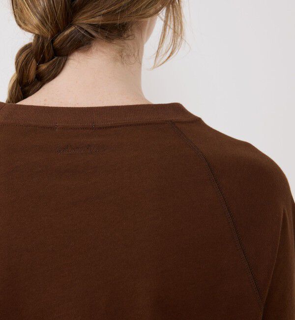 GALERIE VIE「クレープコットンジャージー ラグランスリーブプルオーバー」|スウェット・ジャージ|