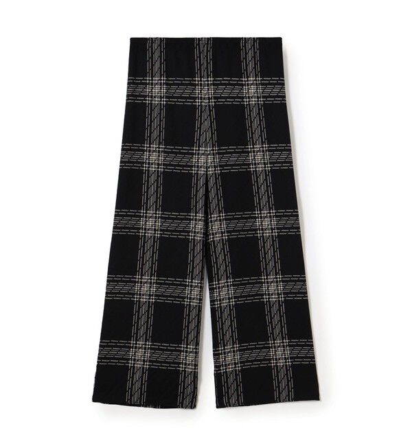 DES PRES「ハイツイストウールチェック リラックスパンツ」|その他|18 ブラック系