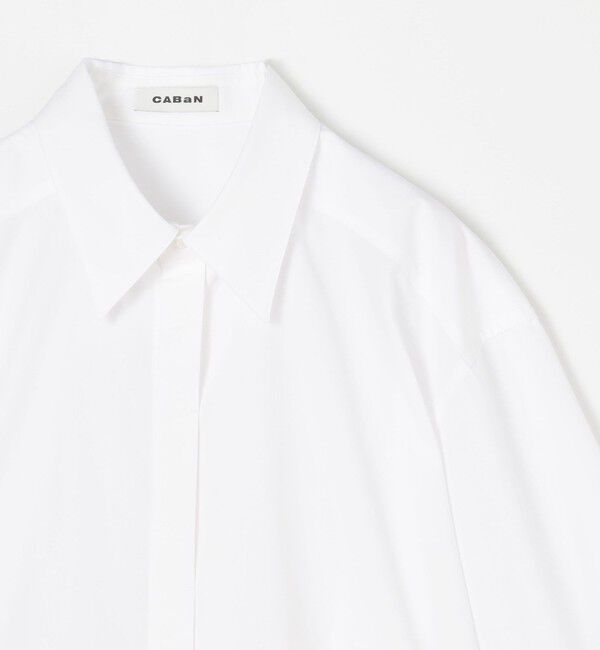 CABaN「コットンハイカウントタイプライター バックタックシャツ」|シャツ・ブラウス|