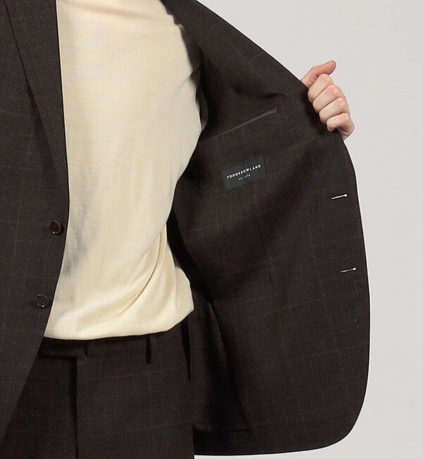 TOMORROWLAND MENS「ウールナチュラルストレッチ シングルブレステッド 2Bジャケット DRAGO」|テーラードジャケット|