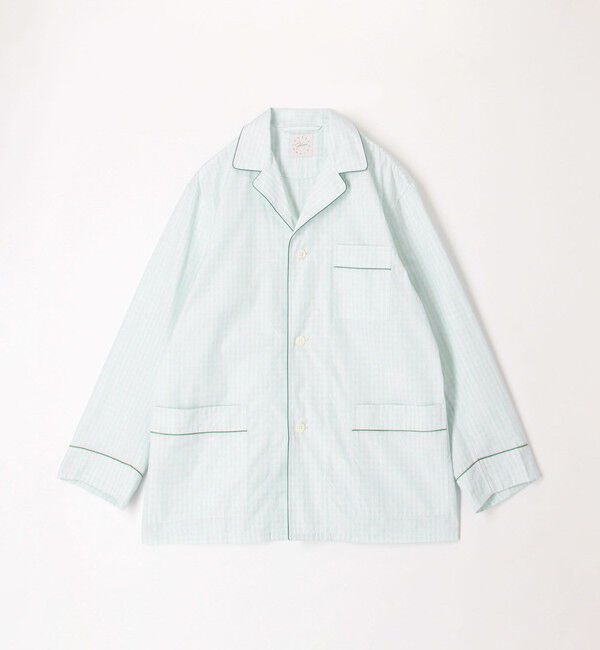 TOMORROWLAND HOME「コットンブロード チェック パジャマ（メンズ）」|ルームウェア|