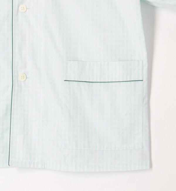 TOMORROWLAND HOME「コットンブロード チェック パジャマ（メンズ）」|ルームウェア|