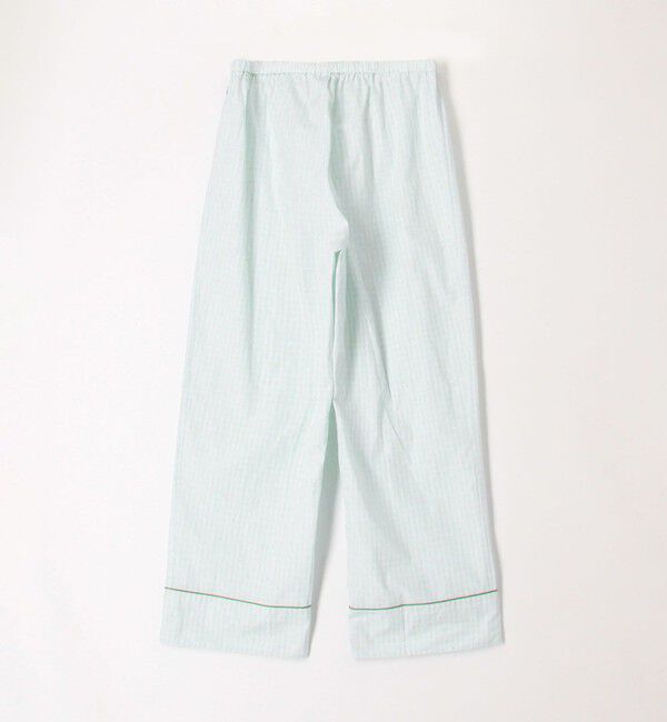 TOMORROWLAND HOME「コットンブロード チェック パジャマ（メンズ）」|ルームウェア|