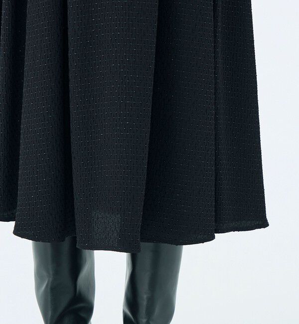 Ballsey「フィルムボーダー ミックスタックフレアスカート」|フレア|