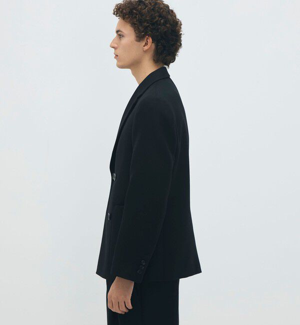 CABaN「ウールダブルクロス 4ボタンジャケット」|テーラードジャケット|