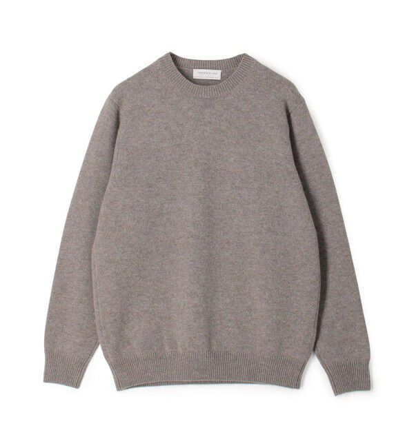 TOMORROWLAND MENS「TOMORROWLAND tricot スーパーファインラムウール クルーネックプルオーバー」|ニット・セーター|15 グレー