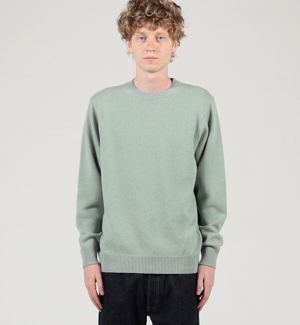 TOMORROWLAND MENS「TOMORROWLAND tricot スーパーファインラムウール クルーネックプルオーバー」|ニット・セーター|