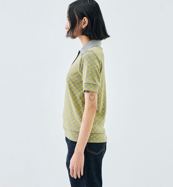 Edition「コットンモダール フライス プリントポロ」|ポロシャツ|