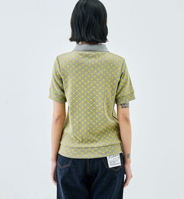 Edition「コットンモダール フライス プリントポロ」|ポロシャツ|