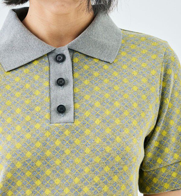 Edition「コットンモダール フライス プリントポロ」|ポロシャツ|