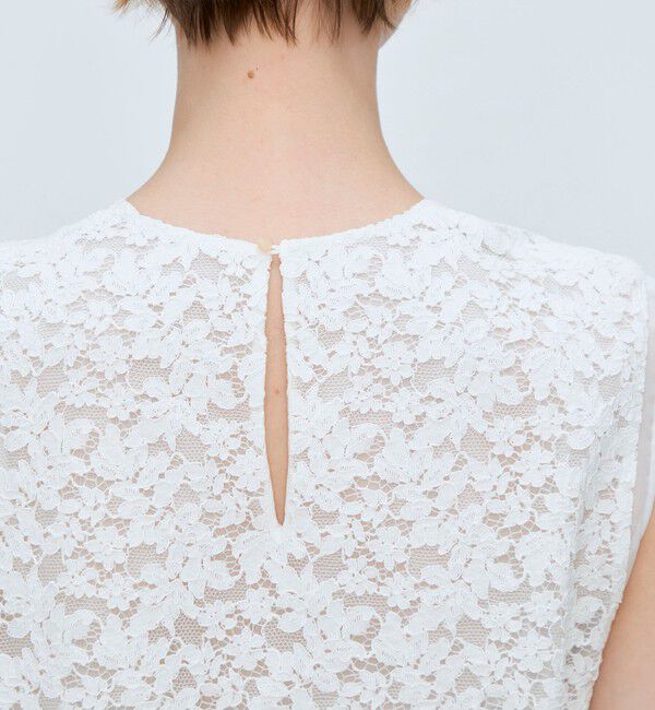 TOMORROWLAND collection「リーフフラワー レイヤードノースリーブブラウス」|シャツ・ブラウス|