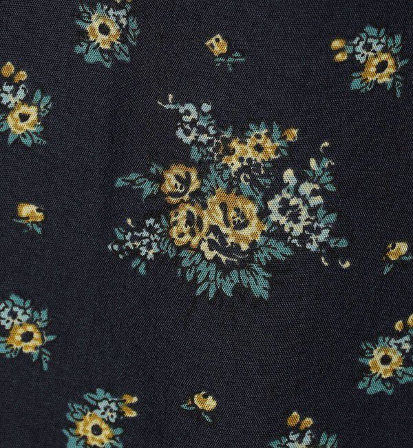 SOULEIADO「レーヨンプリント ティアードマキシスカート」|フレア|