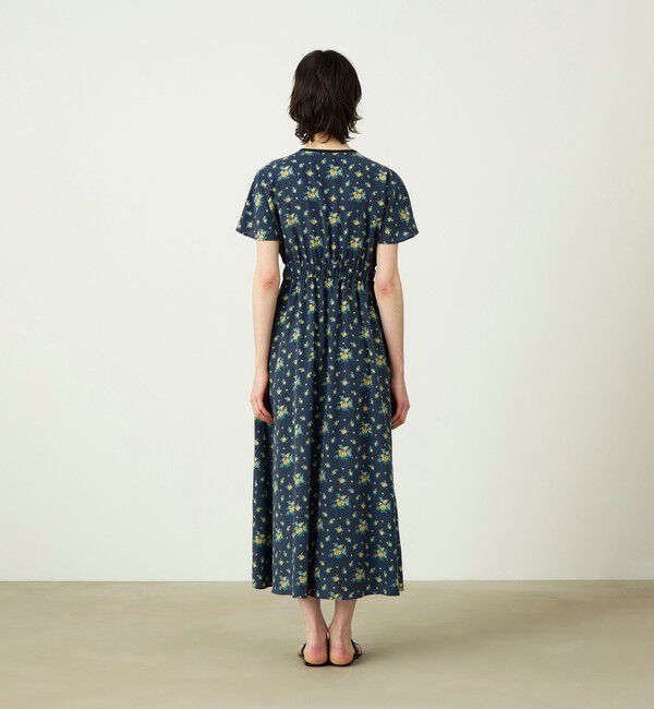 SOULEIADO「レーヨンプリント フロントノットワンピース」|ワンピース|