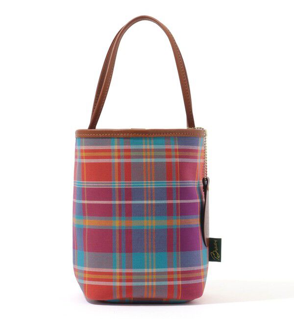 TOMORROWLAND GOODS「【別注】Brady KEER マドラスチェック 巾着バッグ」|その他|36 レッド系チェック