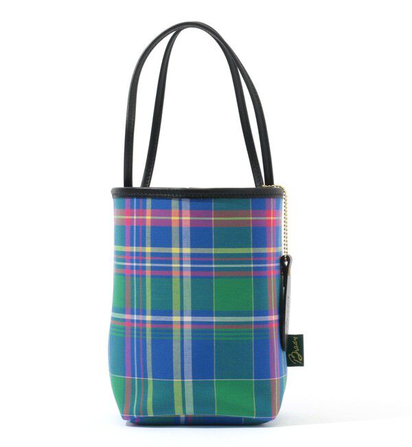 TOMORROWLAND GOODS「【別注】Brady KEER マドラスチェック 巾着バッグ」|その他|66 ブルー系チェック