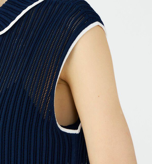 Ballsey「ニードルアウトリブ 2-wayプルオーバー」|ニット・セーター|