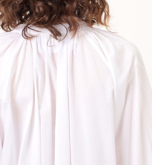 TOMORROWLAND BUYING WEAR「BOURRIENNE FLIRT コットン ギャザーブラウス」|シャツ・ブラウス|