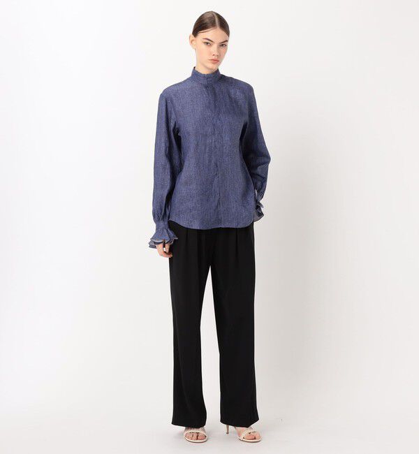 TOMORROWLAND BUYING WEAR「BOURRIENNE BOUDOIR リネン フリルシャツ」|シャツ・ブラウス|