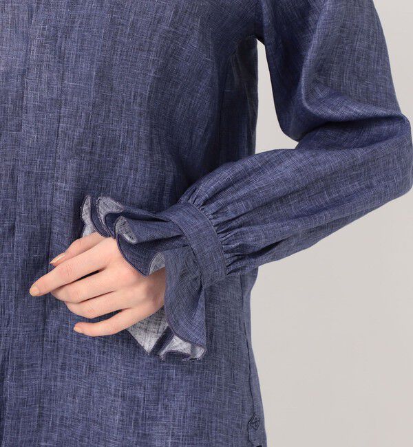TOMORROWLAND BUYING WEAR「BOURRIENNE BOUDOIR リネン フリルシャツ」|シャツ・ブラウス|