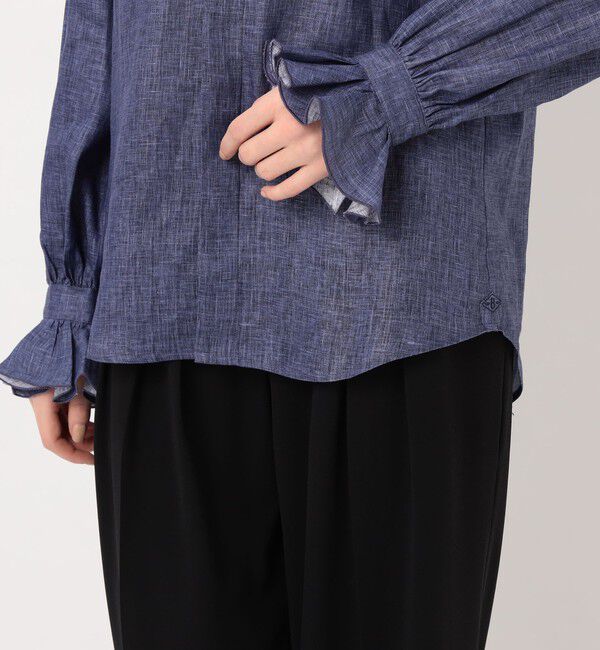 TOMORROWLAND BUYING WEAR「BOURRIENNE BOUDOIR リネン フリルシャツ」|シャツ・ブラウス|