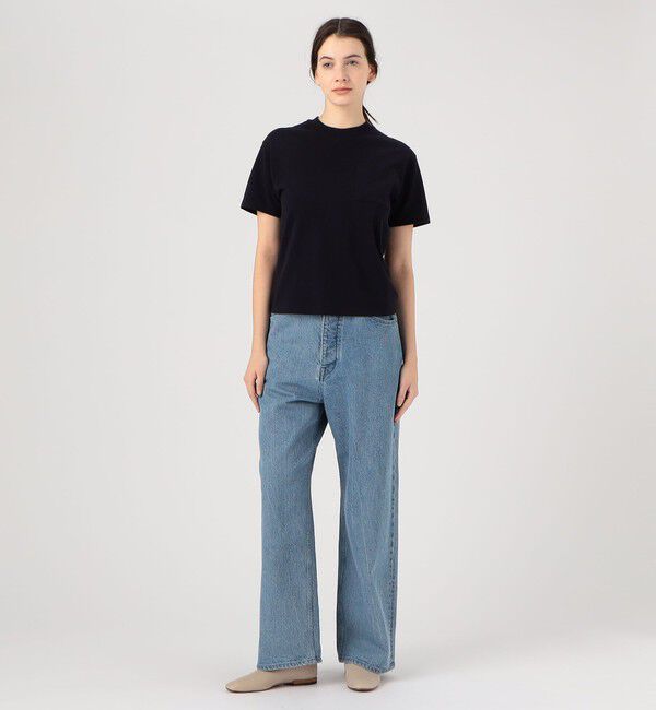 GALERIE VIE「コットン吊り天竺 ハーフスリーブプルオーバー」|Tシャツ・カットソー|