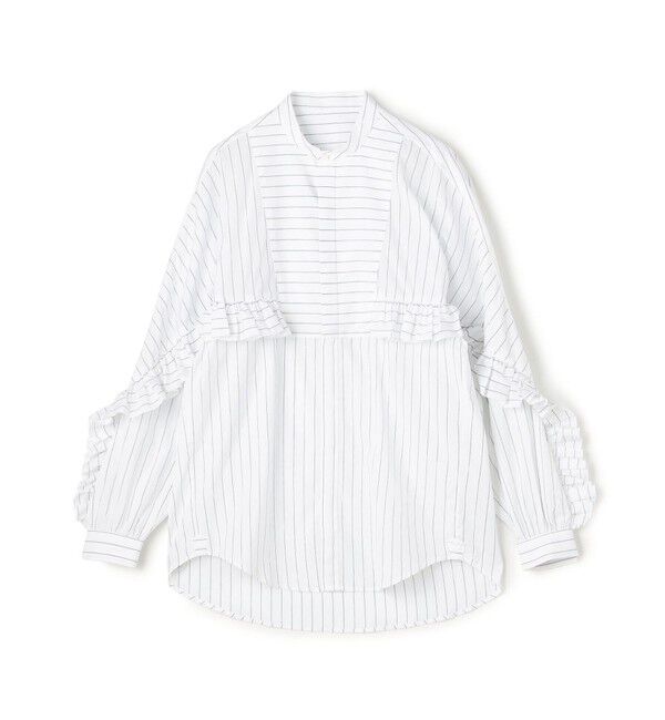 TOMORROWLAND BUYING WEAR「BOURRIENNE DRAMA コットンシャツ」|シャツ・ブラウス|12 ホワイト系