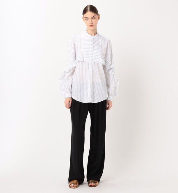 TOMORROWLAND BUYING WEAR「BOURRIENNE DRAMA コットンシャツ」|シャツ・ブラウス|