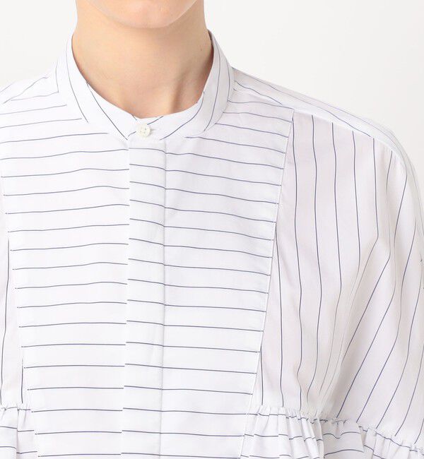 TOMORROWLAND BUYING WEAR「BOURRIENNE DRAMA コットンシャツ」|シャツ・ブラウス|