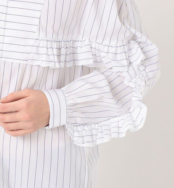 TOMORROWLAND BUYING WEAR「BOURRIENNE DRAMA コットンシャツ」|シャツ・ブラウス|