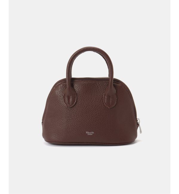  「【blancle/ ブランクレ】Micro boston」|ボストンバッグ|ブラウン