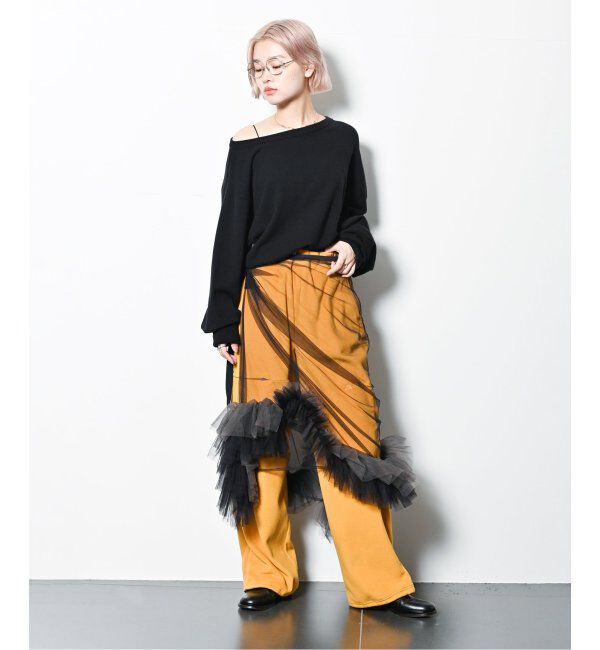  「《追加》OFF-SHOULDER STRETCH SWEATER3：ニット」|ニット・セーター|