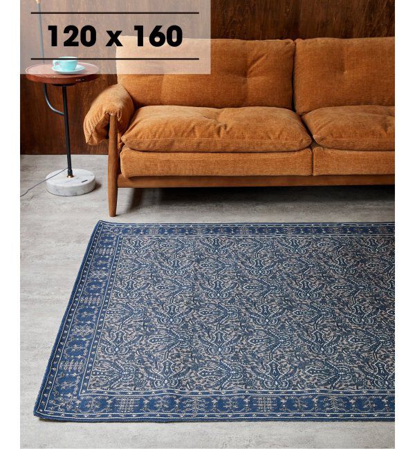 journal standard Furniture「PAISLEY RUG 120X160 ペイズリーラグ」|その他|ネイビー