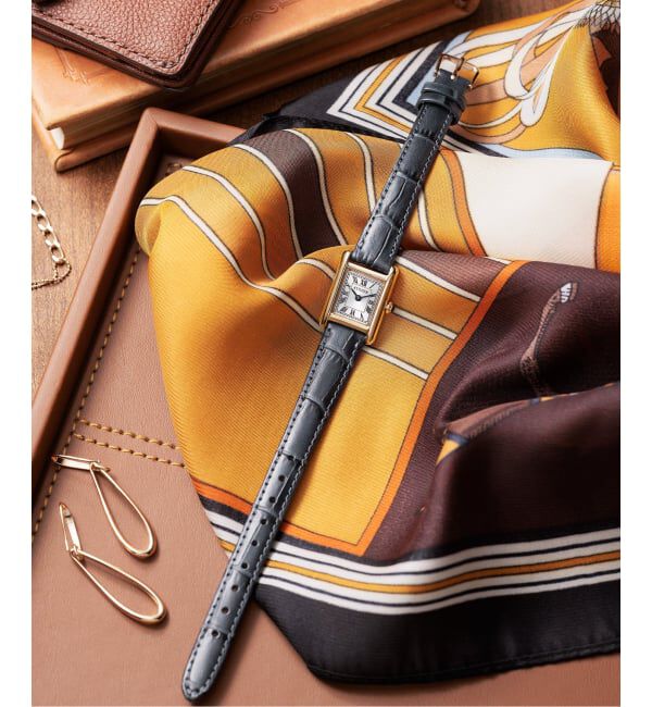 HIROB「CITIZEN Kii Classic Square Kii EG2799-18W Warm gold」|腕時計|